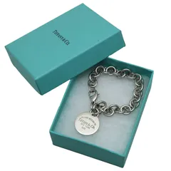 ティファニー リターン トゥ タグ ブレスレット ラウンド　Ag925　シルバー