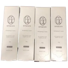 CF17 K ★BIHACURE ビハキュア 薬用美白クリーム 美容液 フェイスクリーム 顔 しみとり くすみ 黒ずみ ニキビ跡 32g 4個セット【D】