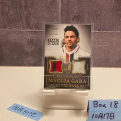 2016 EPOCH Authentica Roberto Baggio　ロベルトバッジオ 30/30 A.C. Milan Maglia Gara ジャージ Prime Part パッチ カード