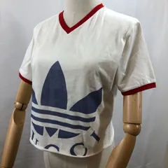 美品 アディダス ロゴTシャツ トレフォイルロゴ