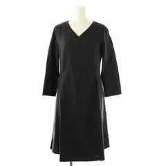 アンタイトル UNTITLED ワンピース ロング ウール混 1 黒 ブラック /SS ■OS