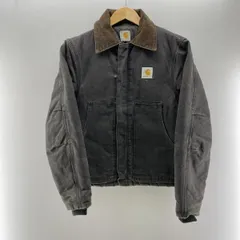 【中古】Carhartt トラディショナルジャケット(サイズタグ欠品) ブラック サイズS相当 カーハート[24]