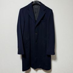 【美品】LARDINI ネイビー チェスターコート 48 REG 専用ハンガー付 美品】LARDINI ネイビー チェスターコート 48 REG - メルカリ