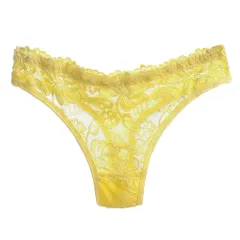 Tバック レディース ブラジリアンショーツ 総レース 花柄 ハーフバック セクシー エレガント 透ける 下着 シンプル 小さめ フリーサイズ 黒 ランジェリー 3306