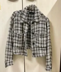 ザラ ツイード ジャケット レディース服