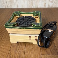 レトロ 希少野々田商店 卓上コンロ 江戸火鉢電 熱器電気コンロ - メルカリ