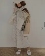 ジュニア) ビエンビエン パッチワーク キルティング ジャケット XXL (1