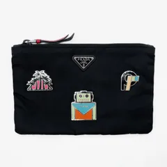 箱付未使用 PRADA プラダ 1MB039 ヴィンテージロゴ ジャガードポーチ 箱付未使用 PRADA プラダ 1MB039 ヴィンテージロゴ ジャガードポーチ