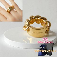Saint Laurent チェーンリング ゴールド 6号 - メルカリ