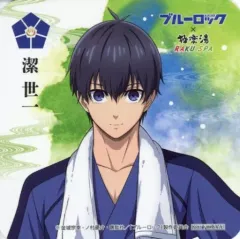 【中古】コースター 潔世一(館内着Ver.) オリジナルコースター 「ブルーロック×極楽湯・RAKU SPA エゴイストたちのふろロック」 コラボメニュー注文特典A