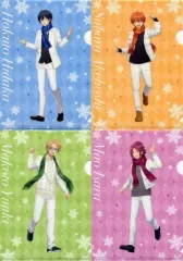 【中古】クリアファイル 全4種セット A5クリアファイル 「あんさんぶるスターズ!×セブンイレブン」 対象商品購入特典