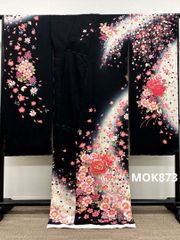 振袖 仮絵羽 ROLA 刺繍 金駒 金彩 正絹 未仕立て品 八掛付 MOK672