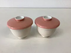 【昭和レトロ】toyotoki 東洋陶器  アンティーク 茶碗蒸　2点セット
