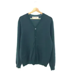 MARNI マルニ 長袖カーディガン サイズ:48 ウール100％/Vネック    グリーン メンズ / 241007002458のサムネイル