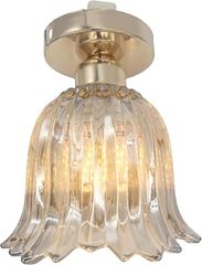 中古2個セット】ナショナル シーリングライト ガラス製 昭和レトロ