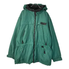 90年代 Eddie Bauer エディーバウアー マウンテンパーカー アウトドア グリーン(メンズ L)中古 古着 X2101