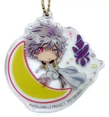 【中古】キーホルダー・マスコット(キャラクター) 黒崎蘭丸 やわらかクリアキーホルダー 「Blu-ray/DVD うたの☆プリンスさまっ♪マジLOVEレジェンドスター 第3巻」 アニメイト購入特典 