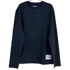 【未使用】JIL SANDER+ ジルサンダー プラス 長袖Tシャツ M ネイビー J47GC0002 J45048 コットン クルーネック ロンT ユニセックス