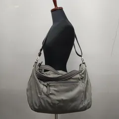 ear PAPHILLONNER イアパピヨネ ドット柄　ショルダーバッグ　ハンドバッグ　2way 　グレー