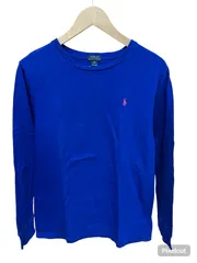 Z1730 POLO RALPH LAUREN ポロ　ラルフローレン　ロングTシャツ　大人もOK ピンクポニー　ブルー　レディース　サイズL（14-16）