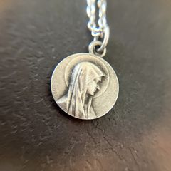 [Fontaine de Lourdes] necklace - silver antique *02