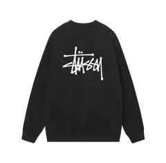 【新品未使用】2025新作Stussy ステューシー 丸首パーカー 男女兼用