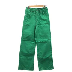 H&M (エイチアンドエム) ▲ ① カラーパンツ レディース グリーン 38