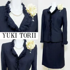 ●当日発送可能！ユキトリイ　薄手ツイード　セレモニー　縦ライン