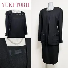 〇 当日発送可能【美品】ユキトリイ　お受験　セレモニー　ステッチ風太めのサテン