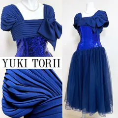 ◎当日発送可能【美品】ユキトリイ　スパンコール　ドレス　 セレモニー