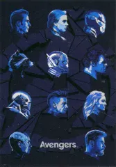 【中古】ポスター(男性) A2ポスター F 「Happyくじ MARVEL アベンジャーズ/エンドゲーム」 ポスター賞