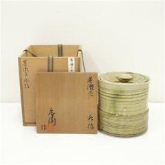 高麗柿天目臼形水指 共箱 栞付 茶道具 - メルカリ