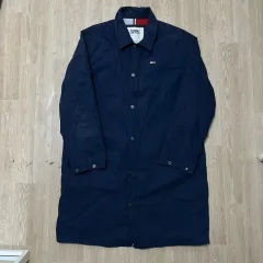 Tommy Hilfiger トミーヒルフィガー ミニ ロゴ ロング ウィンドブレーカー ジャケット L/100