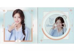 [중고] 코스터 이소 [플랫 가샤폰 IVE FROM STARSHIP ENTERTAINMENT WITH AMUSE 아크릴 코스터 디스플레이]