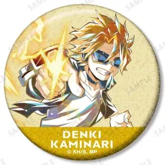 【中古】バッジ・ビンズ 上鳴電気 「僕のヒーローアカデミア トレーディング Ani-Art 第8弾 グリッター缶バッジ ver.B」