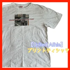【着回し抜群】United Athle 5.6oz プリントTシャツ Lサイズ ホワイト