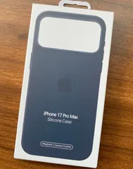 新品 未使用 iPhone 17 ProMax シリコーンケース ミッドナイトブルー