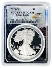 2022年 アメリカン シルバー イーグル ウェイド ボッグス FDOI MS70