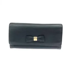 MULBERRY マルベリー 二つ折り長財布  リボン/レザー    ブラック レディース / 240001182602のサムネイル