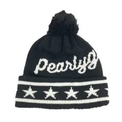 PEARLY GATES パーリーゲイツ  ぽんぽん付きニット帽  ブラック系 FR [240101605216] ゴルフウェア ストスト