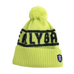 PEARLY GATES パーリーゲイツ  ニット帽 ボンボン付  イエロー系 FR [240101606980] ゴルフウェア ストスト