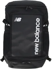 ニューバランス New Balance トップローディングバックパック 35L リュックサック バッグ メンズ レディース 通勤 通学 旅行 PC収納 サイドポケット 撥水ファスナー スポーツブランド  LAB55614 BKW ブラック/ホワイト