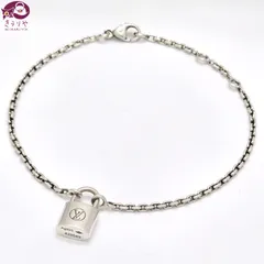 LOUIS VUITTON ルイヴィトン Q95450 ブレスレット シルバー･ロックイット パドロックペンダント 腕周り約14.2~17㎝ スターリングシルバー SV925 箱 保存袋 現行品