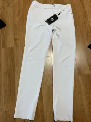ミズノ ゴルフ レディース 白 ズボン