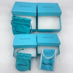 ティファニー　Tiffany＆Co.　空箱　BOX　アクセサリーケース　4個　まとめ売り　ギフトボックス