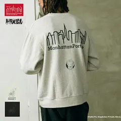 Manhattan Portage マンハッタンポーテージ スウェットトレーナー ドラえもん コラボ Sweat Trainer DORAEMON / メンズ レディース トレーナー ロゴ バックプリント コットン 綿100% 25FW-MP-M623