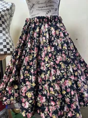 全円サーキュラースカート＆ヘアラップ