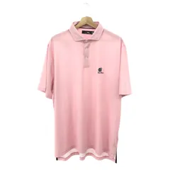 RLX Ralph Lauren アールエルエックスラルフローレン 半袖ポロシャツ 大きいサイズ:XL コオリナ・ゴルフクラブ刺繍    ピンク メンズ / 241004012406
