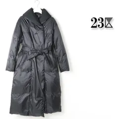 新品 23区 店舗限定 ライトダウン ショールカラーコート ニジュウサンク ダウンコート ロングコート 38 (9) # 712
