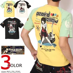 PEAK'D YELLOW『バンド』半袖Tシャツ PYT-240 【メール便発送】ピークドイエロー エフ商会